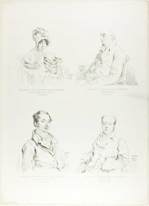 Dört Aile Portresi by Jean Auguste Dominique Ingres
