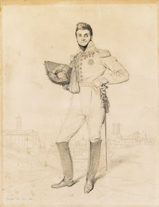 General Louis-Etienne Dulong de Rosnay, 1818 by Jean Auguste Dominique Ingres