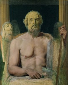 Homer, The Apotheosis of Homer için çalışma, 1826-27 by Jean Auguste Dominique Ingres