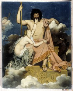 Jüpiter ve Thetis by Jean Auguste Dominique Ingres