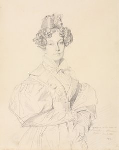 Madam Désiré Raoul-Rochette, 1830. by Jean Auguste Dominique Ingres