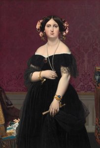 Bayan Moitessier by Jean Auguste Dominique Ingres