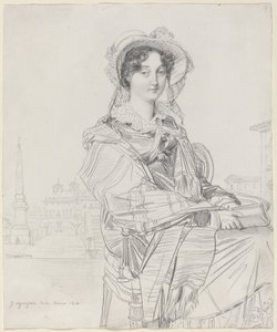 Mars. Charles Badem by Jean Auguste Dominique Ingres