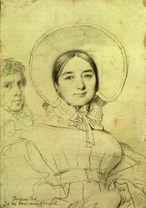 Sanatçı ve Karısı, 1830 by Jean Auguste Dominique Ingres