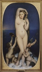 Venüs Anadyomene by Jean Auguste Dominique Ingres