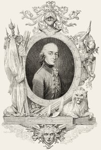 Charles XIV (1763-1844): Pannemaker tarafından oyulmuş İsveç ve Norveç ve Ponte Corvo Prensi kralı (gravür) by Jean Baptiste (after) Lienard
