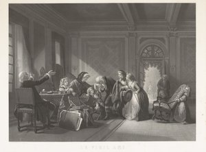Eski Dost (nesne üzerindeki başlık) by Jean Baptiste Alfred Cornilliet