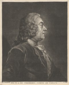 Doktora Cl. A. de Thubières, Caylus Kontu by Jean Baptiste André Gautier Dagoty