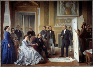 Mimar Louis Visconti (1791-1853), Ange Tissier (1814-1876) 1865