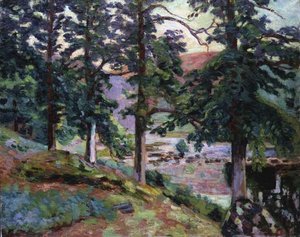La Creuse, Limuzin, c.1910 (tuval üzerine yağlı boya) by Jean Baptiste Armand Guillaumin