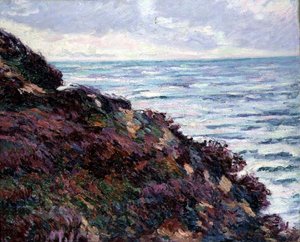 Deniz Manzarası (tuval üzerine yağlı boya) by Jean Baptiste Armand Guillaumin