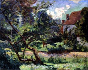 Ormanın Kenarındaki Meyve Bahçesi, Miregaudon by Jean Baptiste Armand Guillaumin