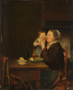 Bir Anne ve Çocuğu, 1794 by Jean Baptiste Bernard Coclers