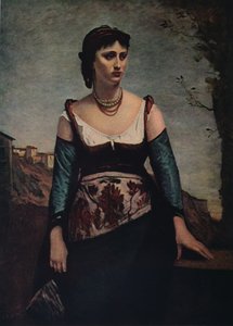 Agostina, 1866 by Jean Baptiste Camille Corot