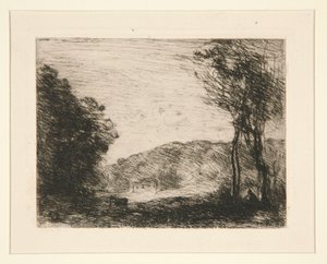 Campagne Bois?e (Ormanlı Kırsal) by Jean Baptiste Camille Corot