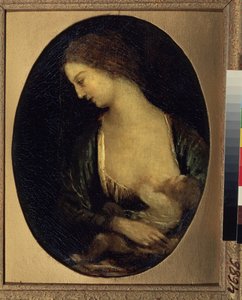 ""Verneuil Bakiresi"" (Verneuil Bakiresi) Camille Corot (1796-1875) 1850-1860 Puşkin Müzesi, Moskova by Jean Baptiste Camille Corot