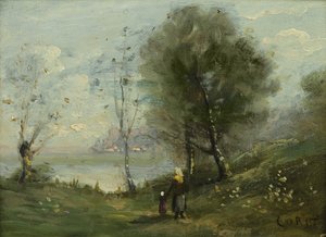 Manzara by Jean Baptiste Camille Corot