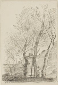 Ağaçların Altını Okumak by Jean Baptiste Camille Corot