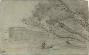 Hatıra: Kolezyum ile Roma Manzarası, 18651870. by Jean Baptiste Camille Corot