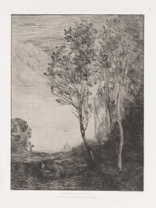 hatırası by Jean Baptiste Camille Corot