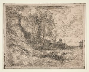 hatırası by Jean Baptiste Camille Corot