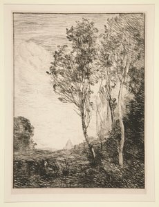 hatırası by Jean Baptiste Camille Corot