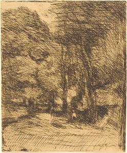 Bas-Breau Hatırası by Jean Baptiste Camille Corot