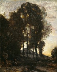 İtalya hatırası, 185560. by Jean Baptiste Camille Corot