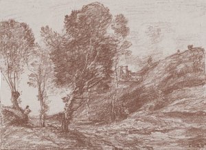 İtalya hatırası, 1871. by Jean Baptiste Camille Corot