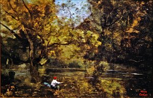 Fener (tuval üzerine yağlı boya) by Jean Baptiste Camille Corot