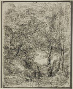 Horace Bahçeleri by Jean Baptiste Camille Corot