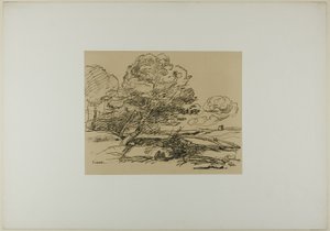 Yalnız Kule by Jean Baptiste Camille Corot