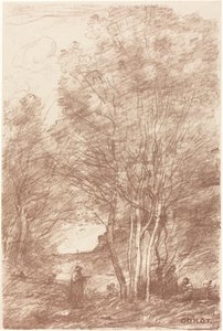 Filozofların Geri Dönüşü by Jean Baptiste Camille Corot
