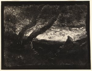 Düşünür by Jean Baptiste Camille Corot