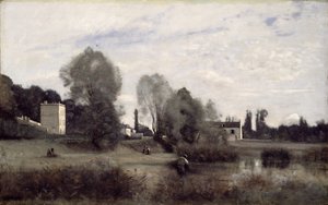 Ville dAvray, 1865 by Jean Baptiste Camille Corot