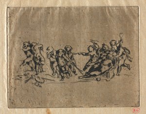 Çocuklar ve Arabalı Bacchanal by Jean Baptiste Carpeaux