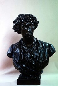 Charles Garnier büstü (1825-98) (bronz) by Jean Baptiste Carpeaux