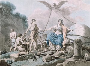 Kölelerin Kurtuluşu Alegorisi by Jean Baptiste Chapuy
