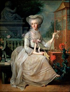 Kafesteki Genç Hanım, 1784 by Jean Baptiste Charpentier the Elder