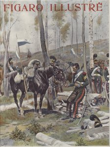 Bir asker kampı by Jean Baptiste Edouard Detaille