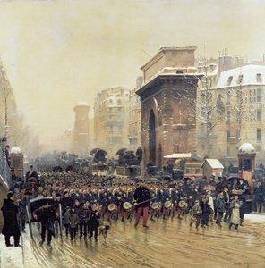 Geçen Alayı, 1875 by Jean Baptiste Edouard Detaille