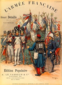 Edouard Detaille (1848-1912) tarafından gösterilen Kaptan Jules Richard tarafından Fransız Armee