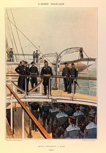Types and uniforms of the French Armee of Captain Jules Richard, illustrated by Edouard Detaille (1848-1912): Marine: Revue d