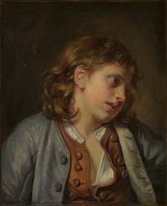Genç Bir Çocuğun Başı, 1763. by Jean Baptiste Greuze