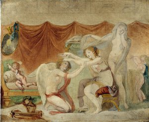 Aşkı taçlandıran ruh by Jean Baptiste Greuze