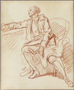oturan beyefendi by Jean Baptiste Greuze