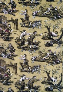 Au Loup! (Tefrişat Kumaşı) by Jean Baptiste Huet