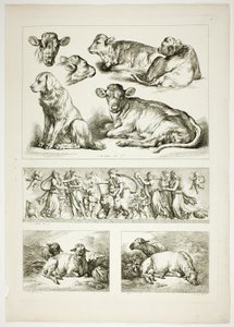 Oeuvres de JB Huet'ten 20/38 plaka by Jean Baptiste Huet