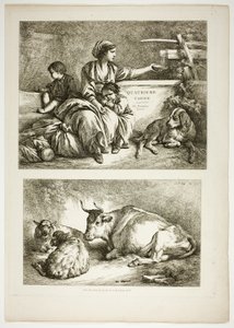 Oeuvres de JB Huet'ten 38'lik Plaka Ondokuzuncusu by Jean Baptiste Huet