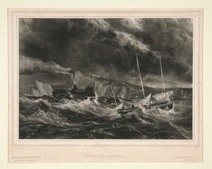 dover sahili by Jean-Baptiste Isabey